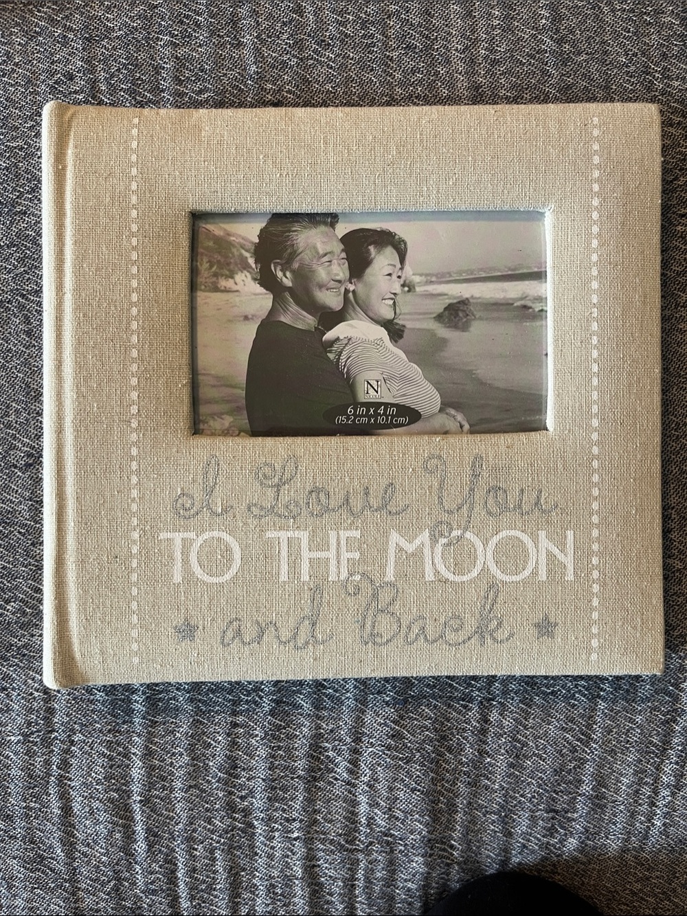 Nicole Cream 'To The Moon and Back' Photo Book set of 2 coordinating pieces